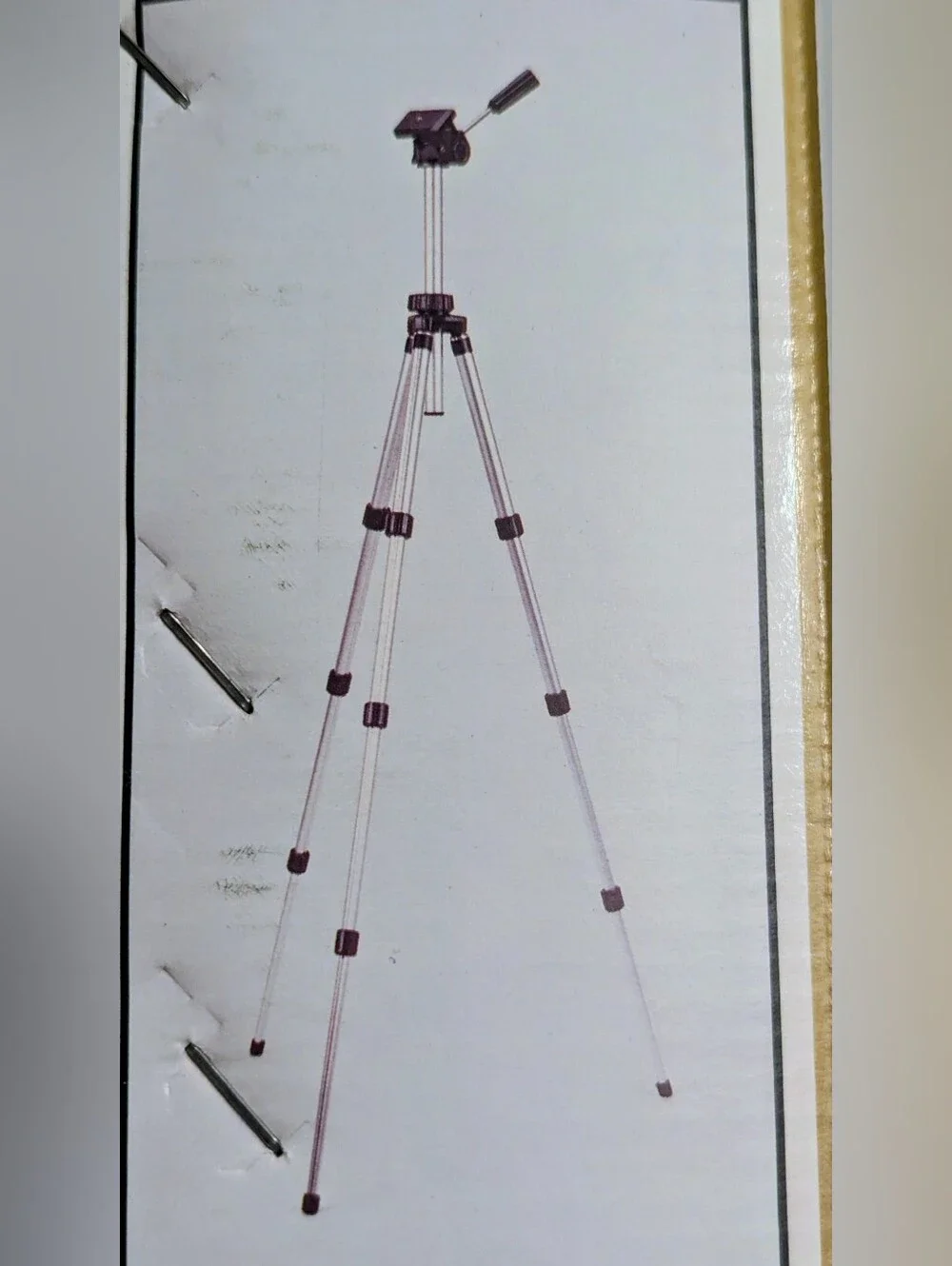 Sakar TR-1S Photo / Video Camera Tripod 4 Section (Extends 50.5”). Original Box.